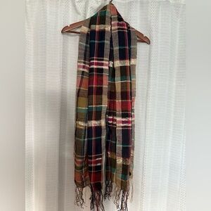 Marc Jacobs Multicolor Plaid Scarf